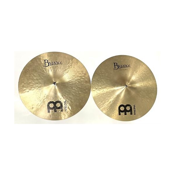 Used MEINL 14in Byzance Traditional Hi Hat Medium Pair Cymbal