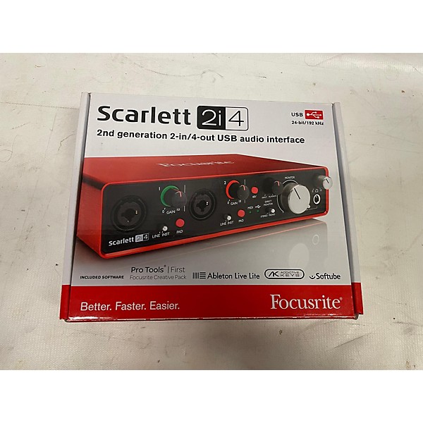 Used Focusrite Scarlett 2i4 Gen 2 Audio Interface | Guitar Center