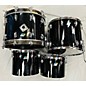 Used Ludwig Vistalite SOLID BLACK Drum Kit thumbnail