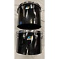 Used Ludwig Vistalite SOLID BLACK Drum Kit