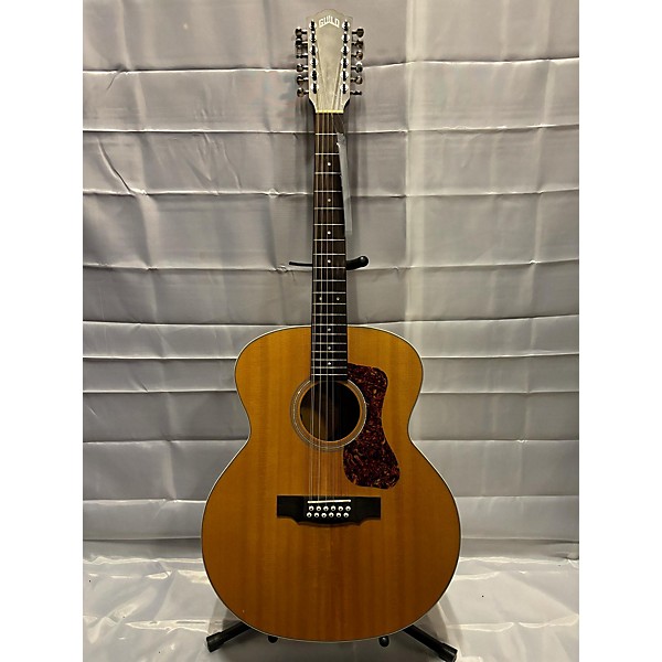 Used Guild F2512e 12 String Acoustic Electric Guitar Natural