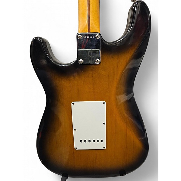Vintage 1989 Fender 57 Avri STRATOCASTER Sunburst Solid Body Electric Guitar