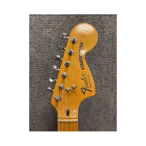 Vintage Fender 1980 1980 Fender Stratocaster Black OHSC Solid Body Electric Guitar