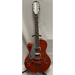 Used Gretsch Guitars Used Gretsch Guitars G5420T Electromatic Left Handed Orange Hollow Body Electric Guitar