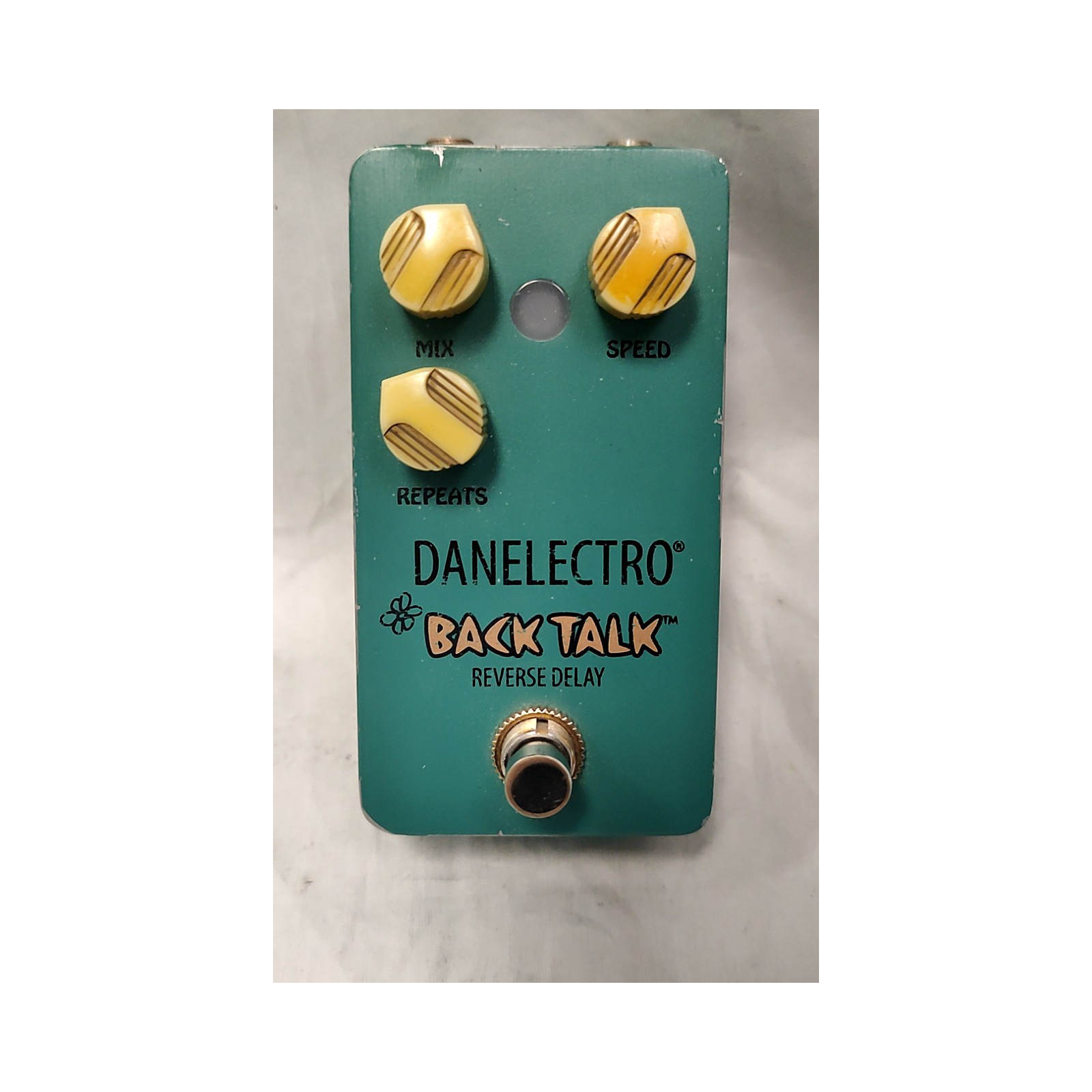 Used Danelectro Back Talk Reverse Delay Effect Pedal