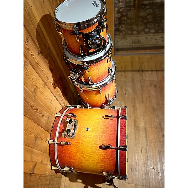 Used Pearl Used Pearl 4 piece Masters All Maple Cherry Sunburst Drum Kit