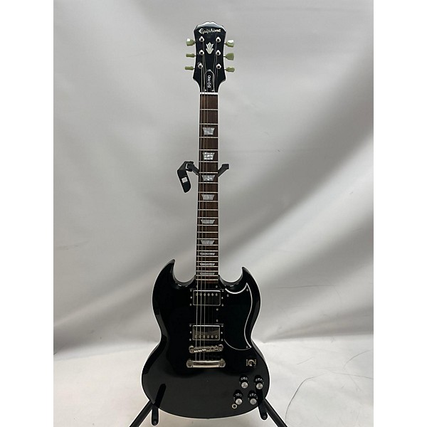 Used Epiphone G400 Pro Solid Body Electric Guitar Ebony | Guitar
