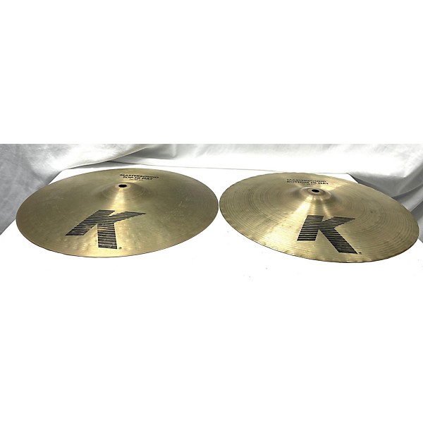 Used Zildjian 13in K Mastersound Hi Hats Pair Cymbal