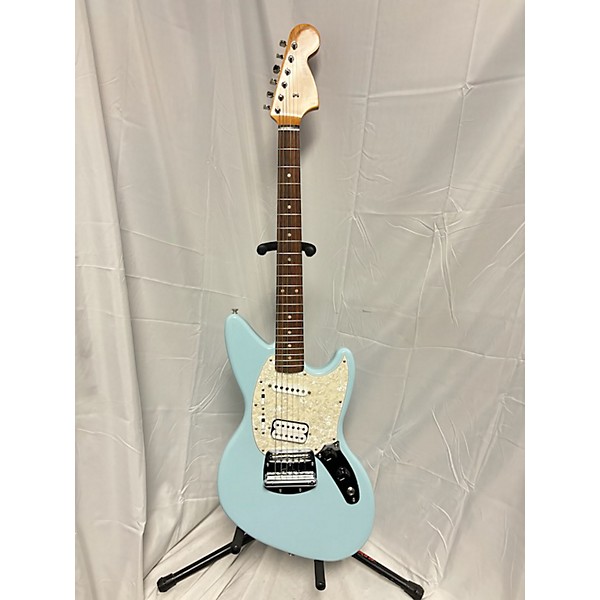 Used Fender Jagstang Solid Body Electric Guitar Blue Guitar Center