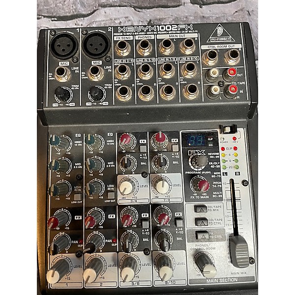 Used Behringer Xenyx 1002FX Unpowered Mixer