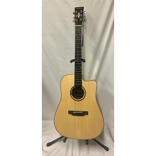Used Used Crossroads CD80CS EQ Natural Acoustic Electric Guitar