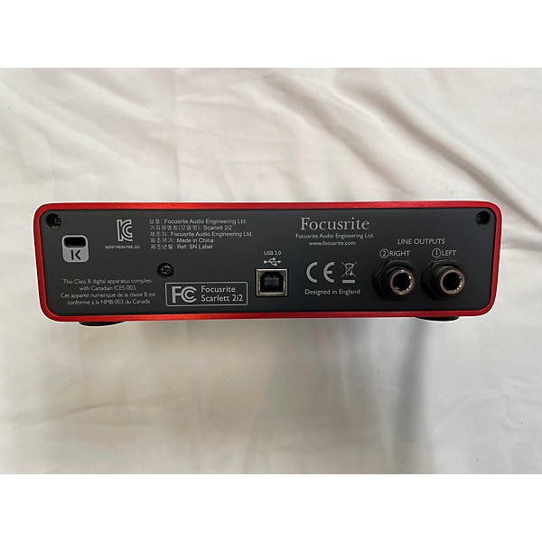 Used Focusrite Scarlett 2i2 Gen 3 Audio Interface