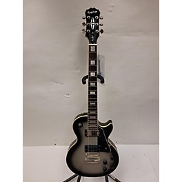 Used Epiphone Used Epiphone Les Paul Custom Silverburst Solid Body Electric Guitar