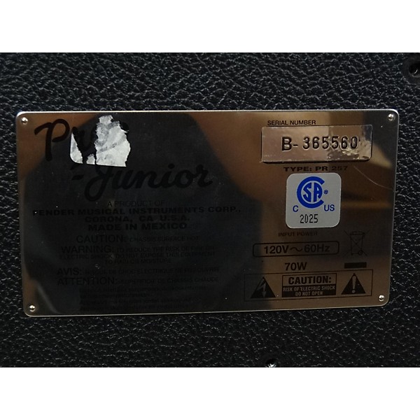 Used Fender Pro Junior IV 15W 1x10 Tube Guitar Combo Amp
