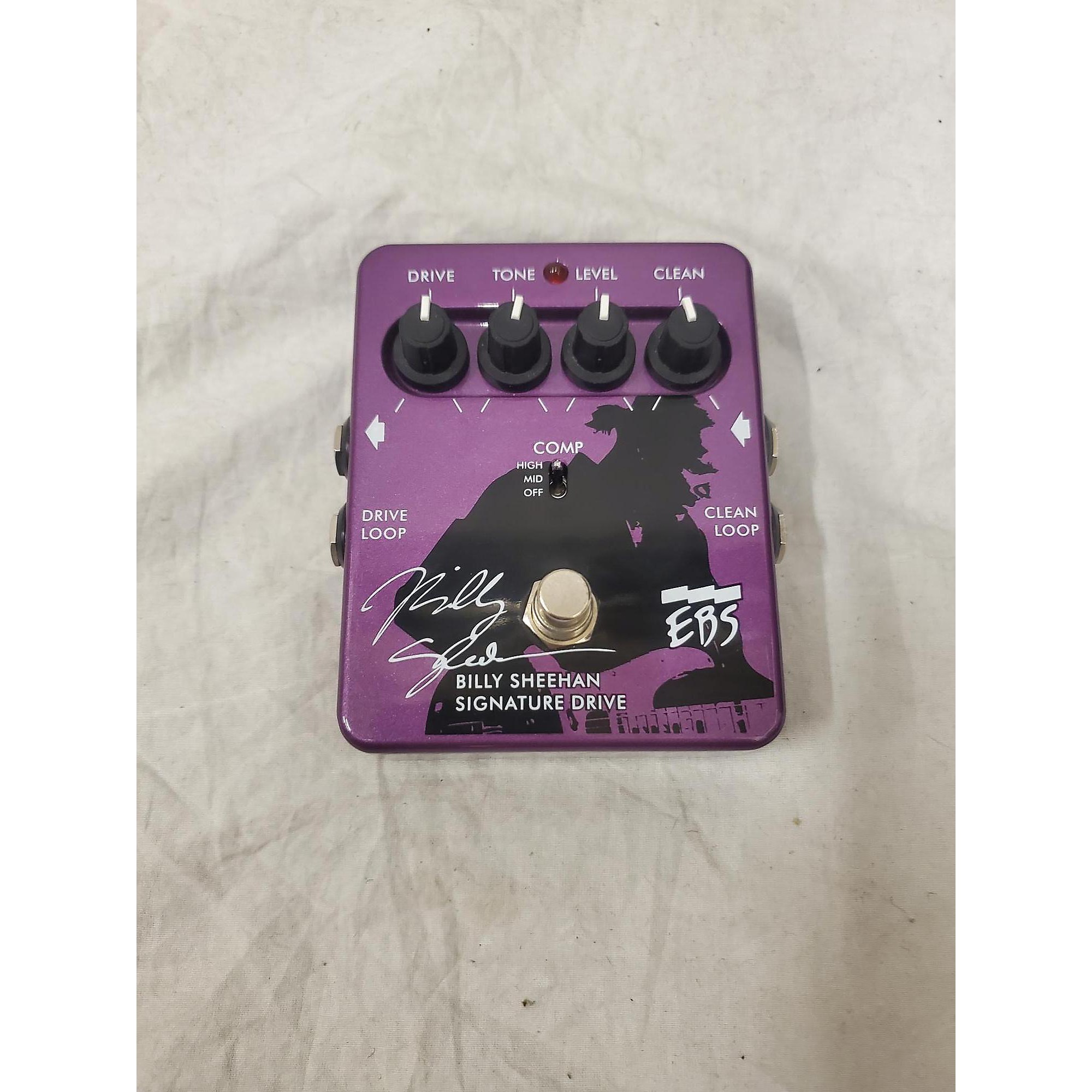 Used EBS Billy Sheehan Signature Overdrive Bass Effect Pedal