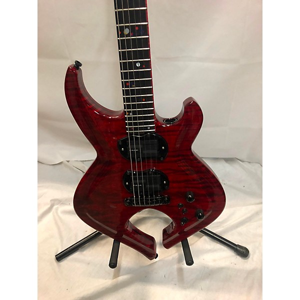 Used Used Mark Siegle Venom Red Solid Body Electric Guitar