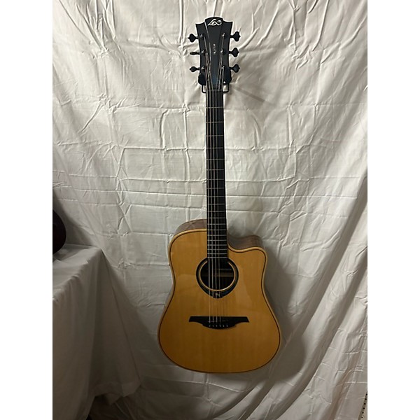 Used Lag Guitars TRAMONTANE THV30DCE Acoustic Electric Guitar