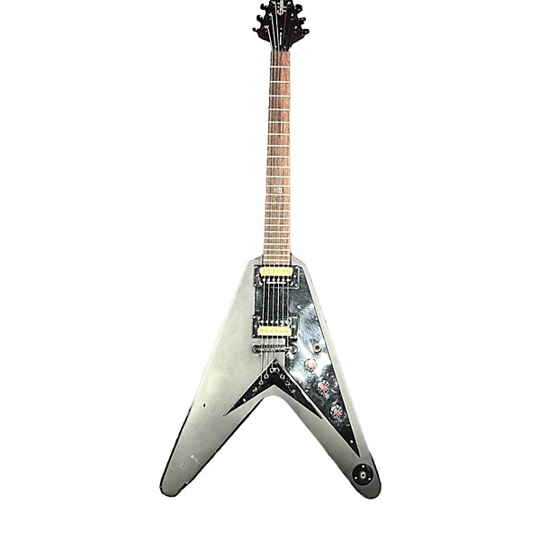Used Epiphone Goth Flying V Solid Body Electric Guitar