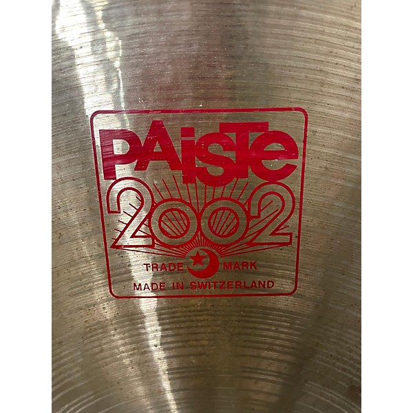 Used Paiste 24in Reverend Al's Big Ride Cymbal