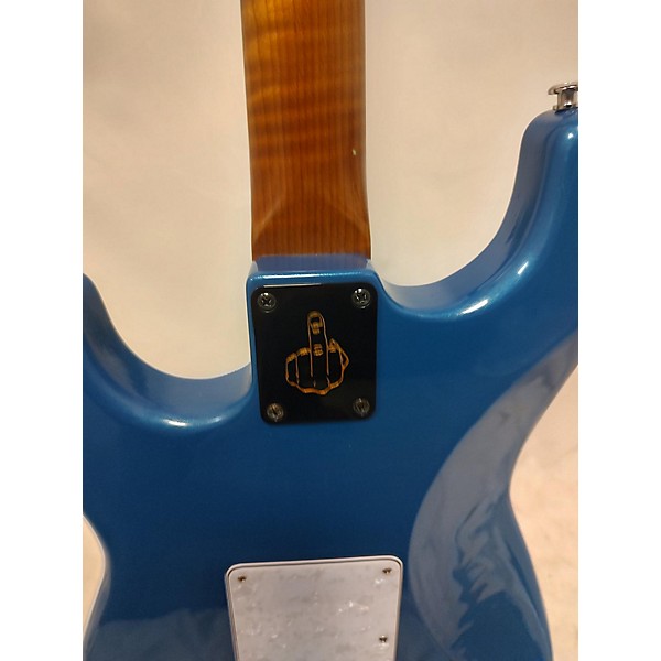 Used Used VZ CUSTOM S STYLE METALLIC BLUE SUNBURST Solid Body Electric Guitar