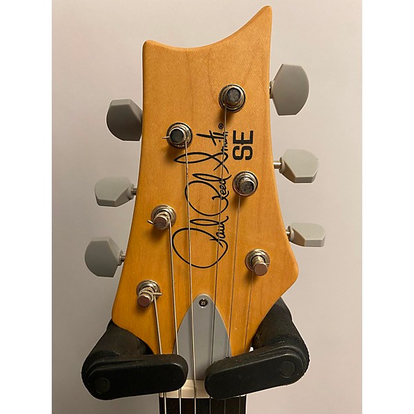 Used PRS SE Silver Sky Solid Body Electric Guitar stone blue Guitar