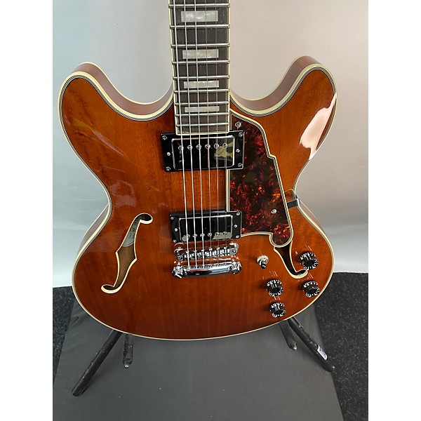 Used D'Angelico Used 2019 D'Angelico Premier Series DC Walnut Hollow Body Electric Guitar