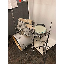 Used Ludwig Used Ludwig 5 piece Element Evolution White Sparkle Drum Kit