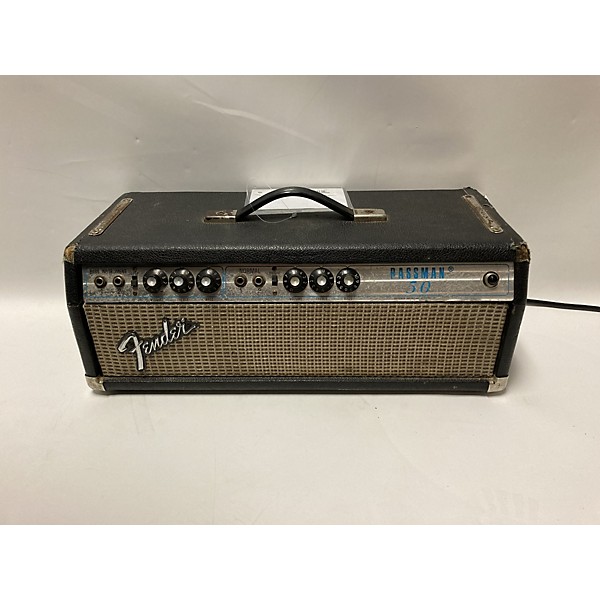 Used Fender 1973 Bassman 50 Head Tube Guitar Amp Head