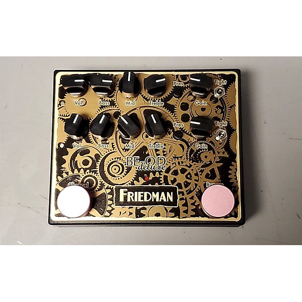 Used Friedman BEOD Deluxe Dual Brown Eye Overdrive Effect Pedal