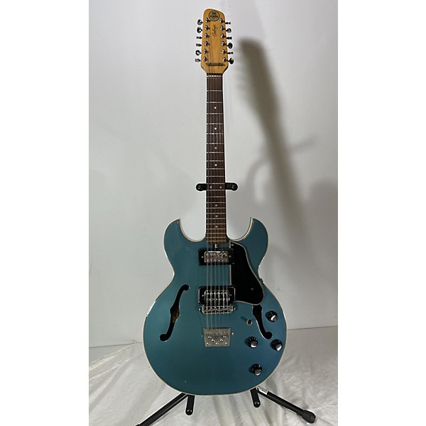 Used Vintage 1960s Kapa Challenger 12 Pelham Blue Hollow Body Electric Guitar