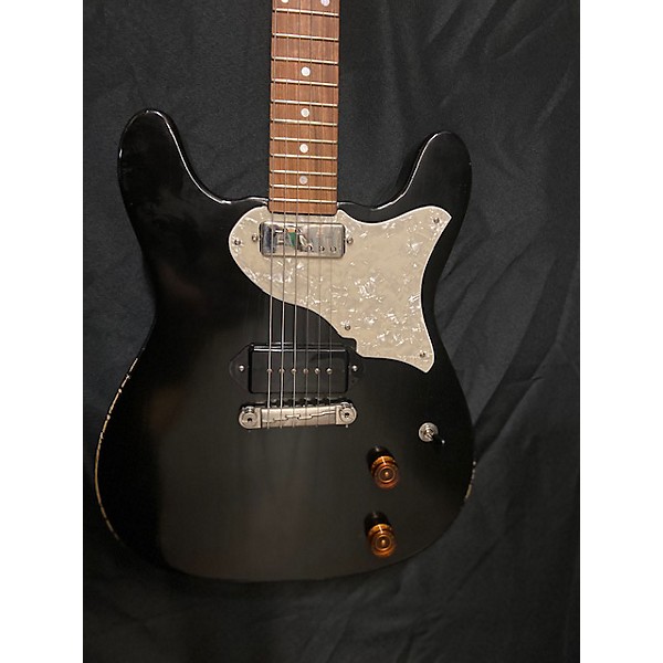 Used Used Echopark El Cabillo Black Solid Body Electric Guitar