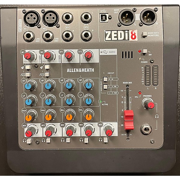 Used Allen & Heath ZEDI8 Unpowered Mixer