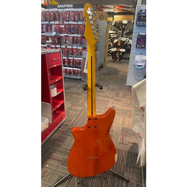Used Used Hanson Fireze T90 Orange Solid Body Electric Guitar