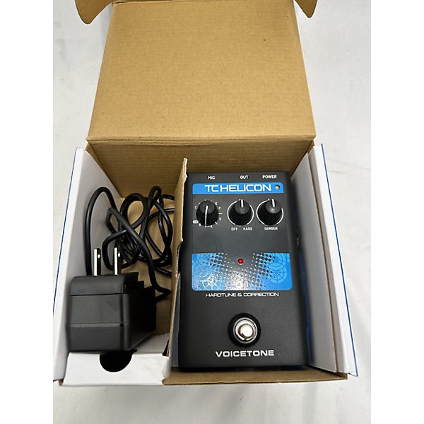 Used TC-Helicon Voicetone C1 Stompbox Effect Pedal Package