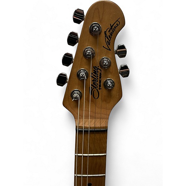 Used Sterling by Music Man JAMES VALENTINE SIGNATURE TRANSPARENT BUTTERMILK Solid Body Electric Guitar