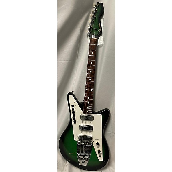 Used Used Galanti Grand Prix Green Solid Body Electric Guitar