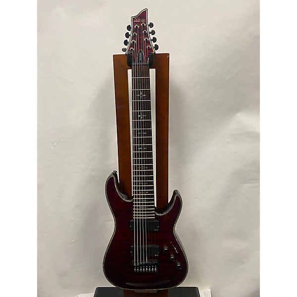 Used Schecter Guitar Research Used Schecter Guitar Research Hellraiser C8 Red Solid Body Electric Guitar