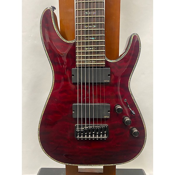 Used Schecter Guitar Research Used Schecter Guitar Research Hellraiser C8 Red Solid Body Electric Guitar