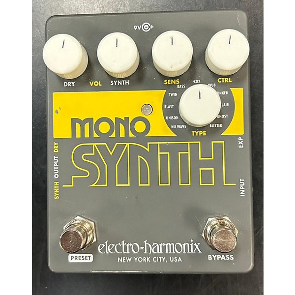 Used Electro-Harmonix Guitar Mono Synth Effect Pedal
