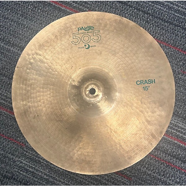 Used Paiste 15in 505 Crash Cymbal