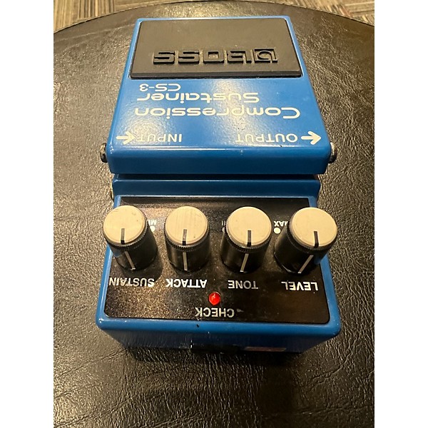 Used BOSS 2000s CS3 Compressor Sustainer Effect Pedal