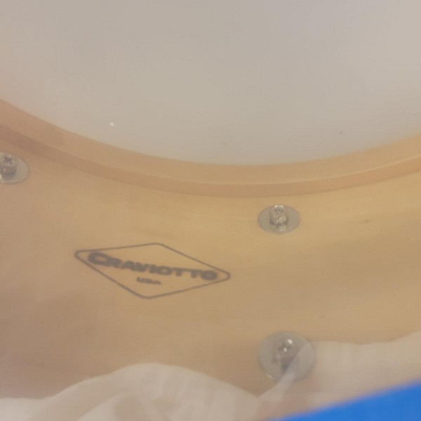Used Craviotto 6.5X14 Maple Snare Drum