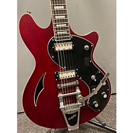 Used Schecter Guitar Research Used Schecter Guitar Research TSH-1b Red Hollow Body Electric Guitar