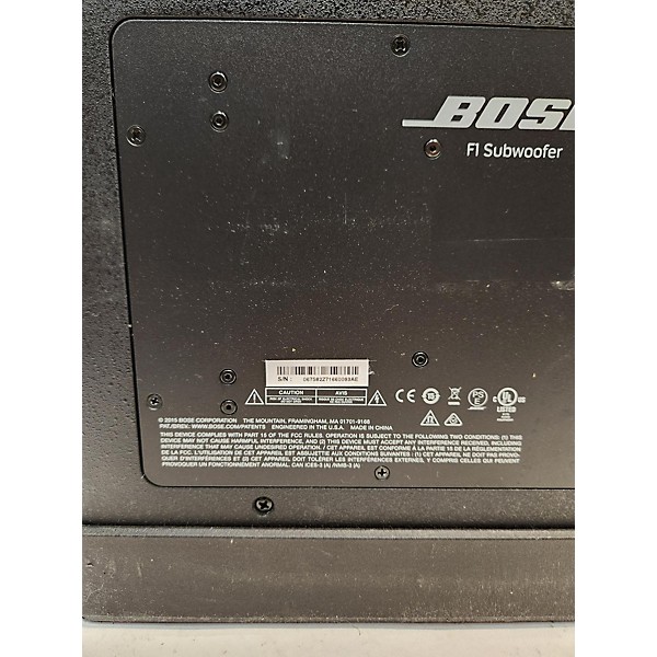 Used Bose F1 Model 812 Sound Package