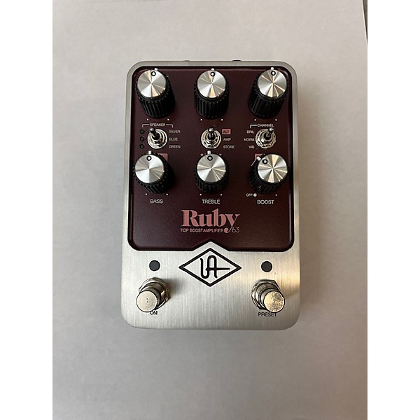Used Universal Audio RUBY TOP BOOST AMPLIFIER '63 Guitar Preamp