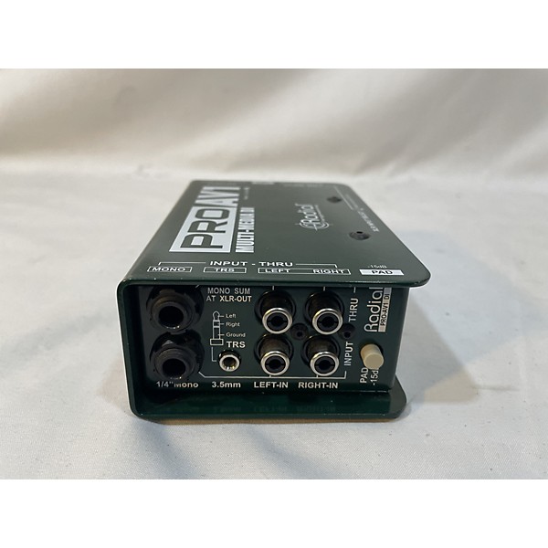 Used Radial Engineering Pro Av1 Audio Converter