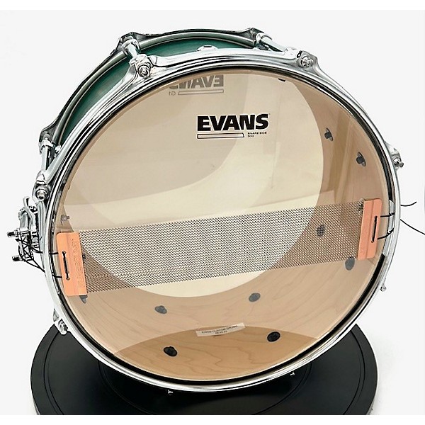 Used Used Kings Custom Drums 7X13 Emerald Green Maple/Poplar Snare Drum Emerald Green