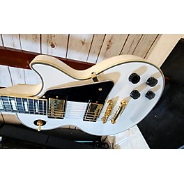 Used Epiphone Used Epiphone Les Paul Custom Alpine White Solid Body Electric Guitar