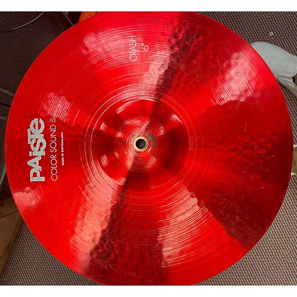 Used Paiste 16in 2000 Series Colorsound Crash Cymbal