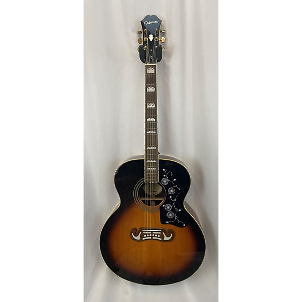 Epiphone J-200 Electro-Acoustic Guitar, Aged Vintage, 51% OFF